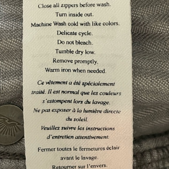 Faherty Stretch Terry Gray Pants with Classic Design 31/30 NWOT - Picture 7 of 9